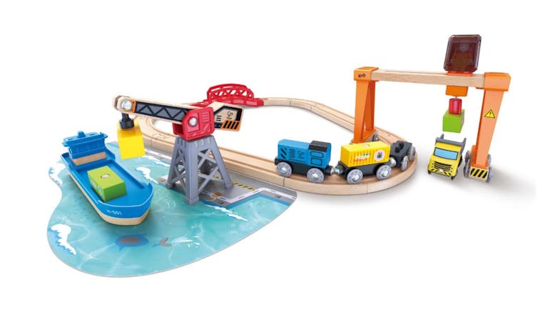 Hape Lift & Load Harbor Railway Hape Lift & Load Harbor Railway