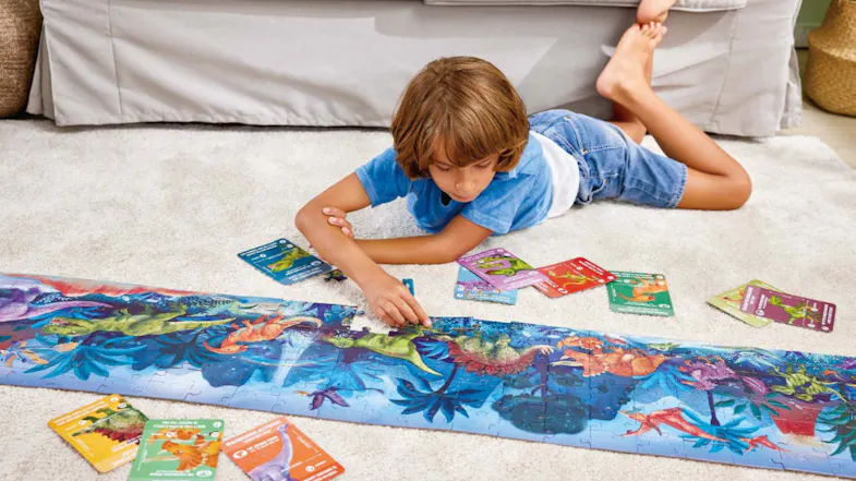 Hape Glow-In-The-Dark Dinosaur Puzzle 200pcs. Hape Glow-In-The-Dark Dinosaur Puzzle 200pcs.