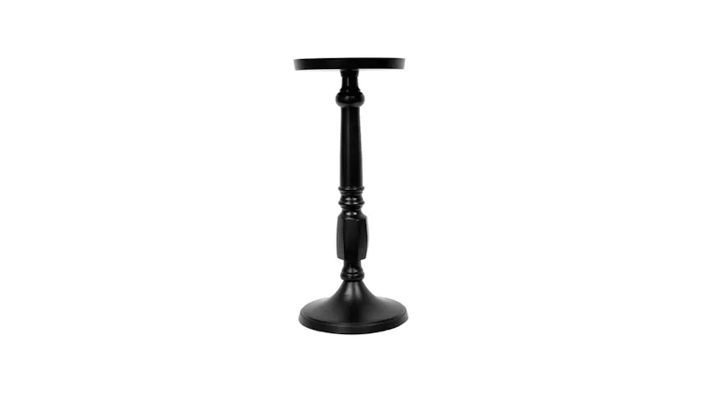Black Aluminium Pillar Candle Holder - Large Black Aluminium Pillar Candle Holder - Large