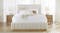 Ellie Queen Upholstered Bed Frame - Snow Ellie Queen Upholstered Bed Frame - Snow