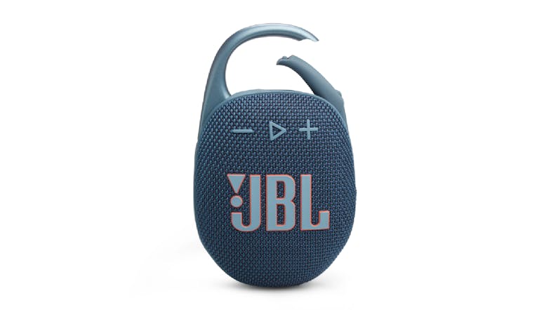 JBL Clip 5 Ultra-Portable Bluetooth Speaker with Carabiner - Blue JBL Clip 5 Ultra-Portable Bluetooth Speaker with Carabiner - Blue