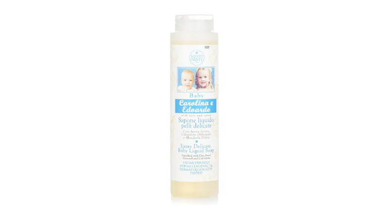 Nesti Dante Carolina and Edoardo Extra Delicate Baby Liquid Soap With Oat, Sweet Almond and Calendula (Shower Gel) - 300ml/10.2oz Nesti Dante Carolina and Edoardo Extra Delicate Baby Liquid Soap With Oat, Sweet Almond and Calendula (Shower Gel) - 300ml/10.2oz