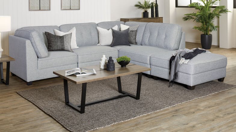 Corro 4 Seater Fabric Corner Lounge Suite Corro 4 Seater Fabric Corner Lounge Suite