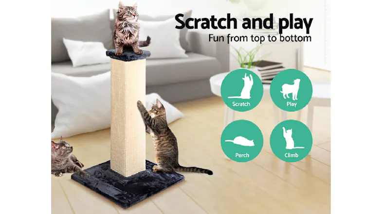 I.Pet Cat Tree Scratching Post 92cm - Grey I.Pet Cat Tree Scratching Post 92cm - Grey