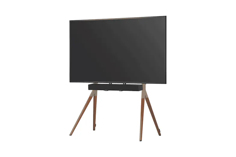 One For All Floor Stand for 32" to 70” TV with Soundbar Holder - Flat Design - Walnut & Gun Metal (WM 7481) One For All Floor Stand for 32" to 70” TV with Soundbar Holder - Flat Design - Walnut & Gun Metal (WM 7481)