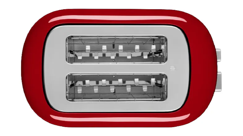 A top view of the KitchenAid Toaster A top view of the KitchenAid Toaster