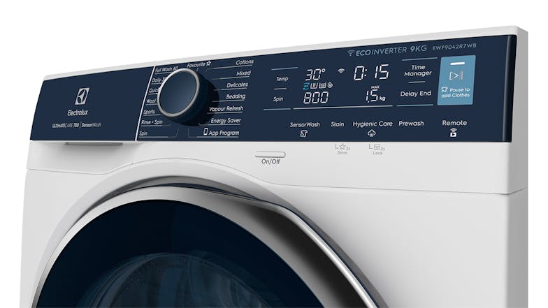 Electrolux 9kg 14 Program Front Loading Washing Machine - White (700 Series/EWF9042R7WB)