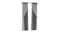 Artiss Multi-Layer Eyelet Sheer Curtains with Blackout Lining 132 x 274cm 2pcs. - Charcoal Artiss Multi-Layer Eyelet Sheer Curtains with Blackout Lining 132 x 274cm 2pcs. - Charcoal