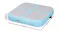 Everfit Inflatable Square Air Track Mat 1m x 1m - Light Blue Everfit Inflatable Square Air Track Mat 1m x 1m - Light Blue