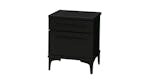 Aza King Single 2 Piece Bedside Bedroom Suite - Black Aza King Single 2 Piece Bedside Bedroom Suite - Black