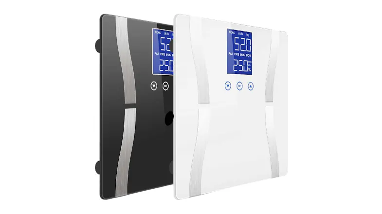 SOGA LCD Wireless Electric Body Fat Scales with Profile Memory 2pcs. - Black/White SOGA LCD Wireless Electric Body Fat Scales with Profile Memory 2pcs. - Black/White