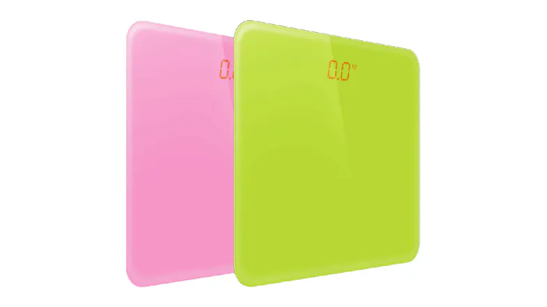 SOGA LCD Digital Fitness Scales 2pcs. - Pink/Green SOGA LCD Digital Fitness Scales 2pcs. - Pink/Green