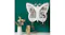 SOGA Wall Mounted Fashion & Makeup Organiser 2pcs. - White Butterfly SOGA Wall Mounted Fashion & Makeup Organiser 2pcs. - White Butterfly