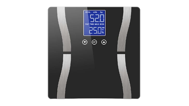 SOGA LCD Wireless Electric Body Fat Scales with Profile Memory - Black SOGA LCD Wireless Electric Body Fat Scales with Profile Memory - Black