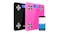 SOGA LCD Bluetooth Wireless Digital Body Fat Scales with Profile Memory, App Connectivity 2pcs. - Black/Pink SOGA LCD Bluetooth Wireless Digital Body Fat Scales with Profile Memory, App Connectivity 2pcs. - Black/Pink