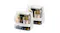 SOGA Dual Tier Covered Makeup Organiser Caddy 2pcs. - White SOGA Dual Tier Covered Makeup Organiser Caddy 2pcs. - White
