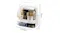 SOGA Dual Tier Covered Makeup Organiser Caddy 2pcs. - White SOGA Dual Tier Covered Makeup Organiser Caddy 2pcs. - White