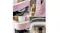 SOGA Dual Tier Covered Makeup Organiser Caddy 2pcs. - Pink SOGA Dual Tier Covered Makeup Organiser Caddy 2pcs. - Pink