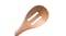Gourmet Kitchen Wooden Slotted Spoon with Rubberised Handle - Red Gourmet Kitchen Wooden Slotted Spoon with Rubberised Handle - Red
