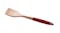 Gourmet Kitchen Wooden Turner with Rubberised Handle - Red Gourmet Kitchen Wooden Turner with Rubberised Handle - Red