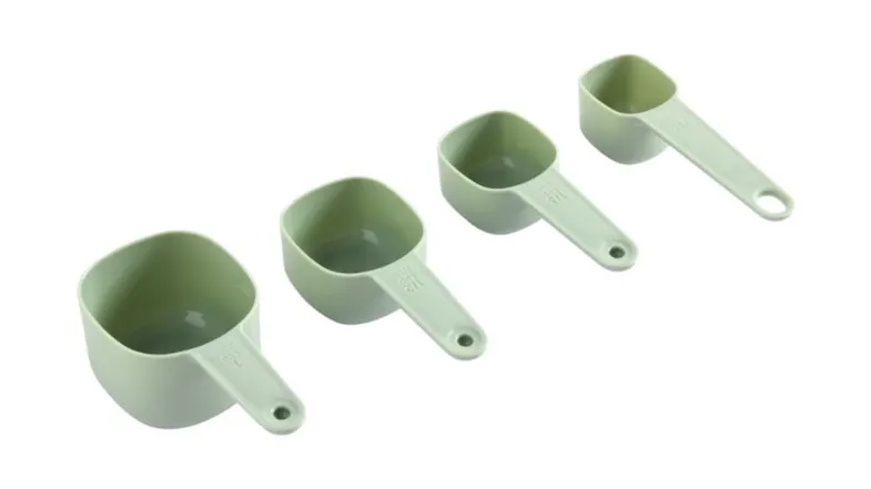 Gourmet Kitchen Modern Measuring Cup Set 4pcs. - Sage Green Gourmet Kitchen Modern Measuring Cup Set 4pcs. - Sage Green