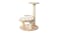 Charlie's "Stellar" Wooden Dual Tier Cat Scratcher & Tree 64cm - Cream Charlie's "Stellar" Wooden Dual Tier Cat Scratcher & Tree 64cm - Cream