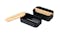 TAKARA "Takae" Modern Vanity Storage Set 2pcs. - Black TAKARA "Takae" Modern Vanity Storage Set 2pcs. - Black