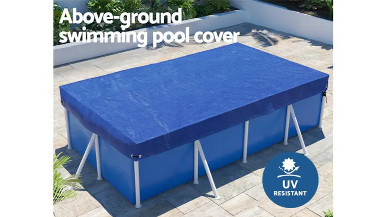 Aquabuddy Above-Ground Pool Cover Tarpaulin 2 x 3m - Blue Aquabuddy Above-Ground Pool Cover Tarpaulin 2 x 3m - Blue