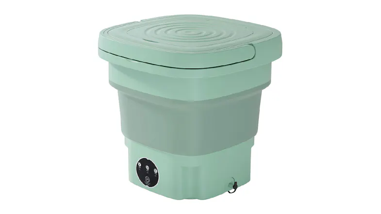 Devanti 1.4kg 2 Program Folding Portable Washing Machine 8L 30 x 30 x 28cm - Green Devanti 1.4kg 2 Program Folding Portable Washing Machine 8L 30 x 30 x 28cm - Green