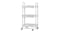 Artiss Modern Metal 3-Tier Storage Trolley - White Artiss Modern Metal 3-Tier Storage Trolley - White