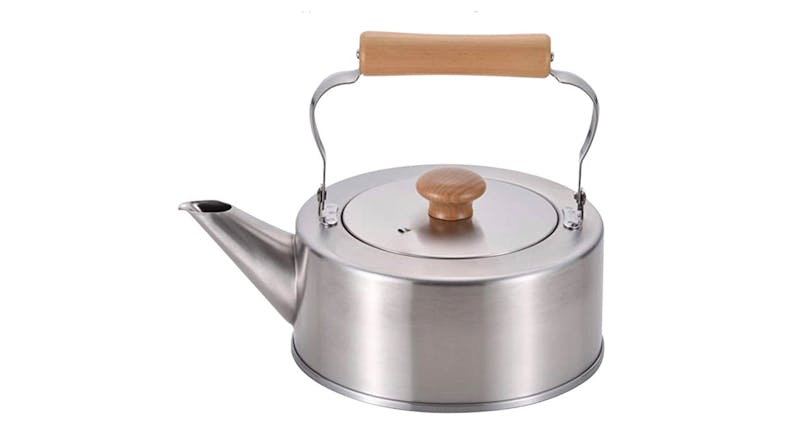 Chitose Stainless Steel Stovetop Straight Kettle with Wooden Handle 2.5L Chitose Stainless Steel Stovetop Straight Kettle with Wooden Handle 2.5L