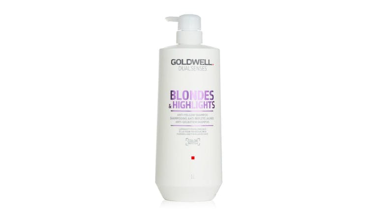 Goldwell Dual Senses Blondes & Highlights Anti-Yellow Shampoo (Luminosity For Blonde Hair) - 1000ml/33.8oz Goldwell Dual Senses Blondes & Highlights Anti-Yellow Shampoo (Luminosity For Blonde Hair) - 1000ml/33.8oz