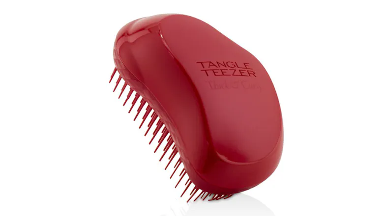 Tangle Teezer Thick and Curly Detangling Hair Brush - # Salsa Red (For Thick, Wavy and Afro Hair) - 1pc Tangle Teezer Thick and Curly Detangling Hair Brush - # Salsa Red (For Thick, Wavy and Afro Hair) - 1pc