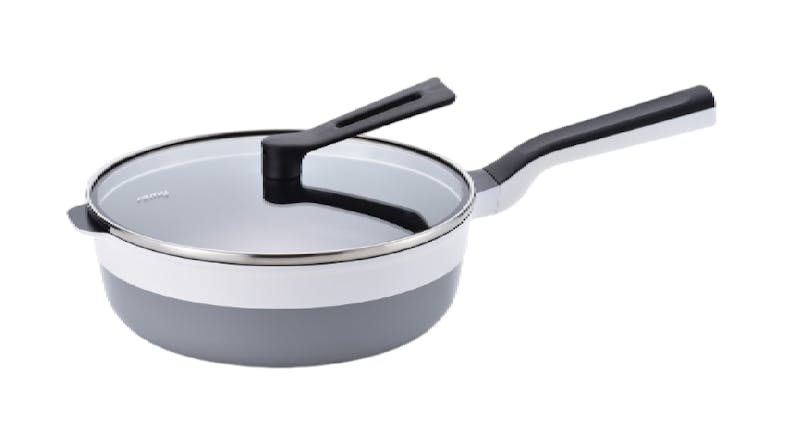 Remypan PLUS Non-Stick Multipurpose Pan with Lid 48cm - White/Grey Remypan PLUS Non-Stick Multipurpose Pan with Lid 48cm - White/Grey