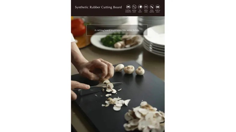 Parker Asahi "Cookin' Cut" Synthetic Rubber Cutting Board 50 x 33 x 1.5cm Large - Green Parker Asahi "Cookin' Cut" Synthetic Rubber Cutting Board 50 x 33 x 1.5cm Large - Green