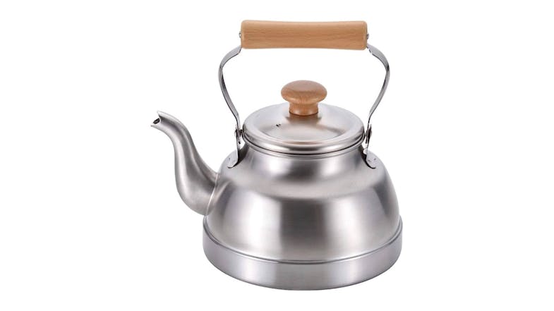Chitose Stainless Steel Stovetop Classic Kettle with Wooden Handle 2.7L Chitose Stainless Steel Stovetop Classic Kettle with Wooden Handle 2.7L