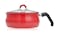 ToMay Induction Compatable Multi-Purpose Cooking Pan with Lid, Handle 1.5L - Red ToMay Induction Compatable Multi-Purpose Cooking Pan with Lid, Handle 1.5L - Red
