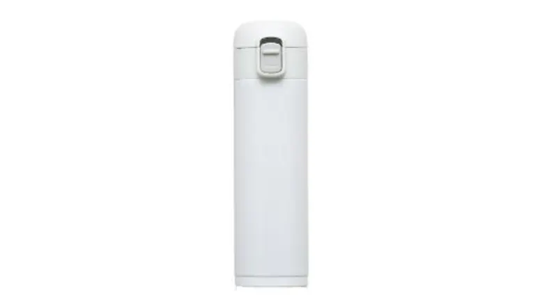Omit One-Touch Slim Vacuum Insulated Drinking Flask 300ml - White Omit One-Touch Slim Vacuum Insulated Drinking Flask 300ml - White