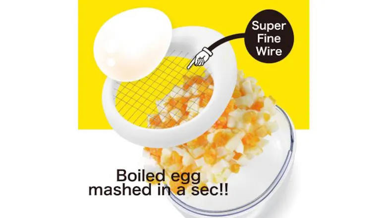 Akebono "Ta-Mash!" Boiled Egg Dicer Akebono "Ta-Mash!" Boiled Egg Dicer