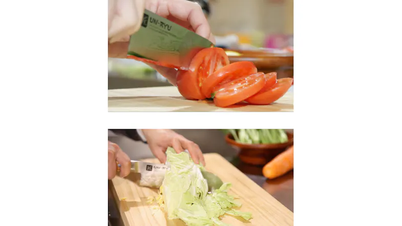 Shimomura "Unryu" Damascus Petty Prep Knife 12cm Shimomura "Unryu" Damascus Petty Prep Knife 12cm