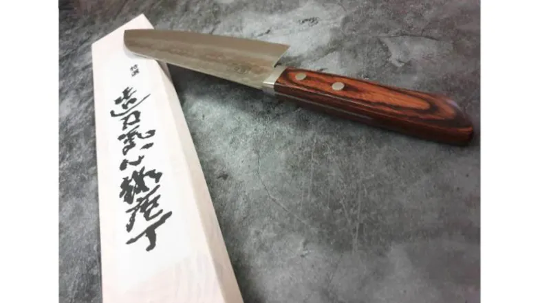 Toshu Giken Tsuchime Hammered Santoku Chef's Knife 16.5cm Toshu Giken Tsuchime Hammered Santoku Chef's Knife 16.5cm
