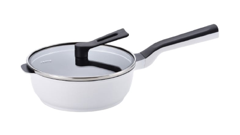 Remypan Mini Non-Stick Multipurpose Pan with Lid 40cm - White/Grey Remypan Mini Non-Stick Multipurpose Pan with Lid 40cm - White/Grey