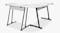 TSB Living L-Shaped Metal Frame Desk - White TSB Living L-Shaped Metal Frame Desk - White