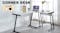 TSB Living L-Shaped Metal Frame Desk - White TSB Living L-Shaped Metal Frame Desk - White