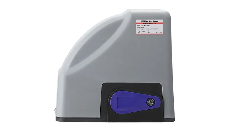 Lockmaster Electronic Sliding Gate Opener Kit with Rails 800kg 4m Lockmaster Electronic Sliding Gate Opener Kit with Rails 800kg 4m