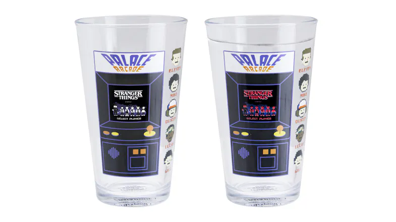 Paladone Themed Temperature-Reactive Drinking Glass - Stranger Things Arcade Paladone Themed Temperature-Reactive Drinking Glass - Stranger Things Arcade