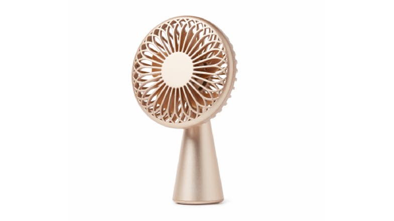 Lexon Wino Handheld Fan - Gold Lexon Wino Handheld Fan - Gold