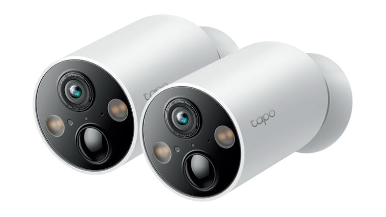 Tp-Link Tapo C425 2K 4MP Indoor/Outdoor Wire-Free Security Camera - 2 Pack (White) Tp-Link Tapo C425 2K 4MP Indoor/Outdoor Wire-Free Security Camera - 2 Pack (White)
