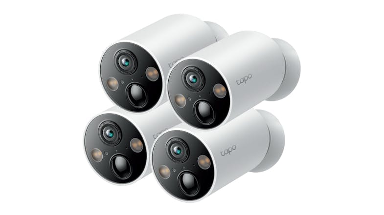 Tp-Link Tapo C425 2K 4MP Indoor/Outdoor Wire-Free Security Camera - 4 Pack (White) Tp-Link Tapo C425 2K 4MP Indoor/Outdoor Wire-Free Security Camera - 4 Pack (White)
