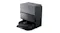 Angled view of a black Roborock S8 MaxV Ultra robotic vacuum docked in a tall self‑emptying base station Angled view of a black Roborock S8 MaxV Ultra robotic vacuum docked in a tall self‑emptying base station